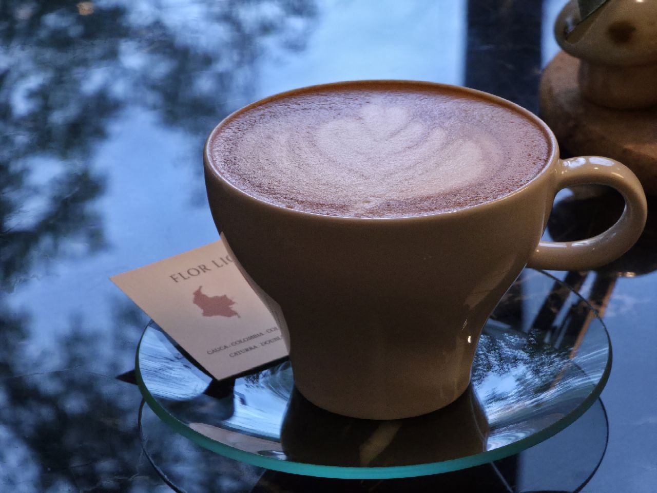 A cup of coffee at Rational Coffee, Hualien
